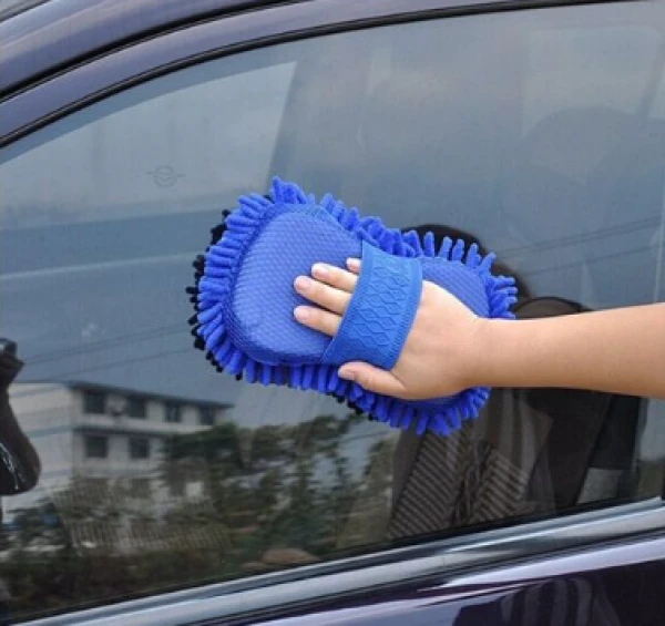 Car cleaning gloves Car or Bike Wash Gloves Towel Microfiber Car or Bike Cleaning Care Detailing Tools Chenille Soft Towel For Automobile Microfiber Cleaning Glove